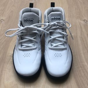 Adidas Mens Own The Game White Black Shoes Size 6.5